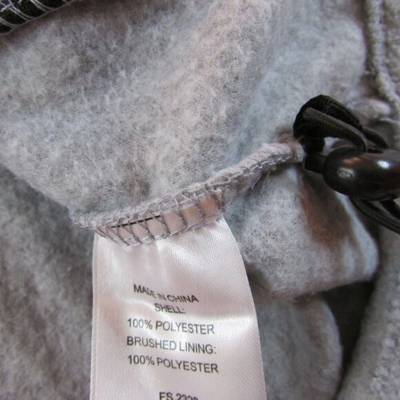 Polar King Men's Long Sleeve Glacier Fleece Full Zip Jacket - Gray - Picture 2 of 2